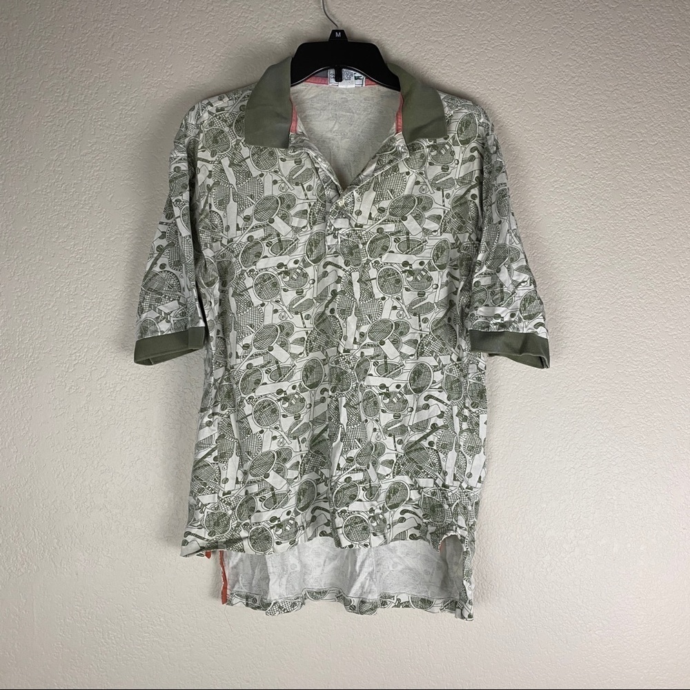 Chemise Lacoste Polo Tennis Vintage Size Small